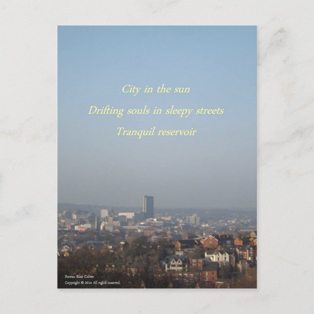 Ville dans la carte postale Sun Haiku (Devant)