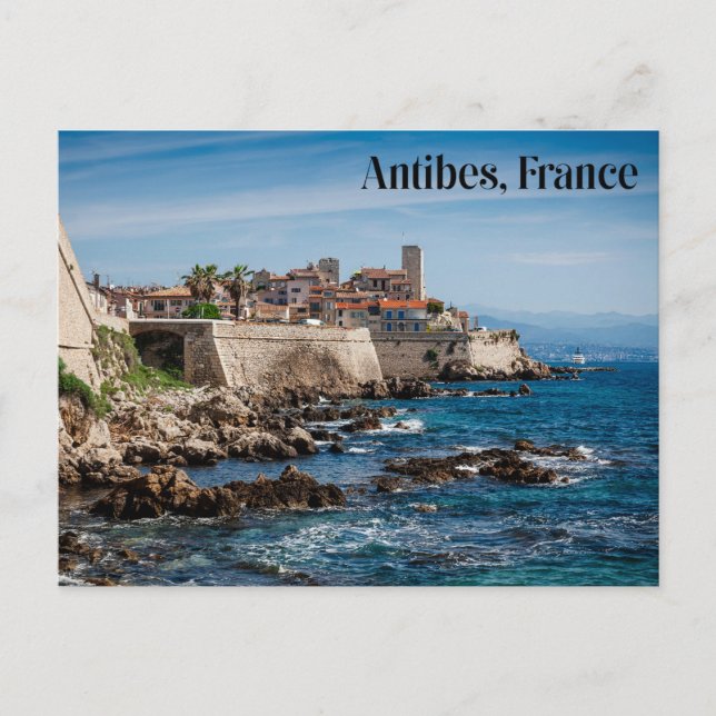 Ville d'Antibes, France Carte postale (Devant)