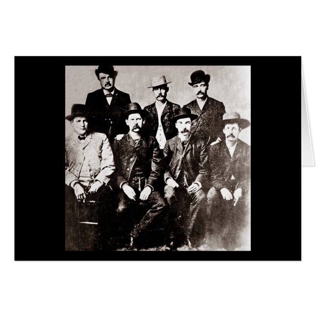 Ville de Dodge la "Commission de paix" circa 1883 (Devant horizontal)