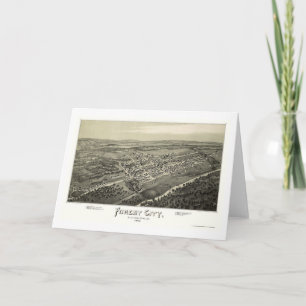 Ville de forêt, carte panoramique de PA - 1889