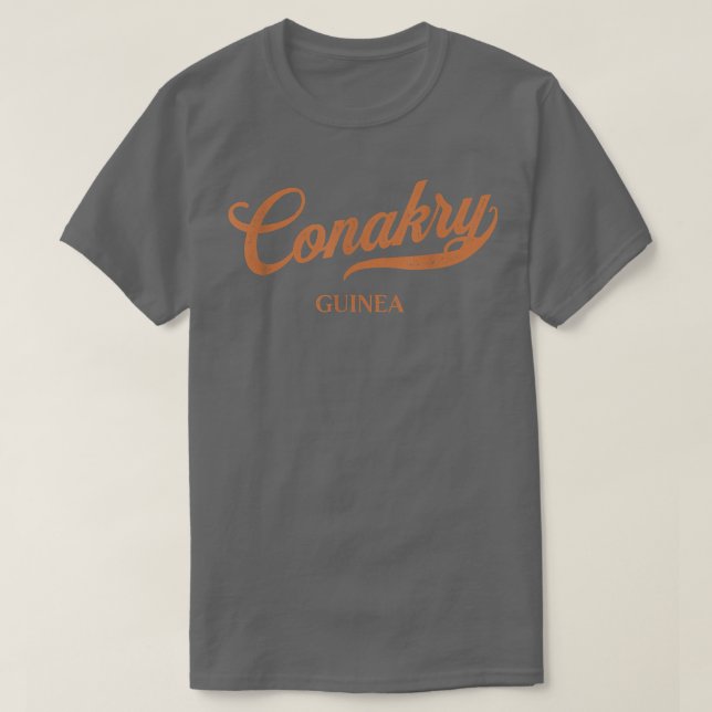 Ville de Guinée rétro - T-shirt Vintage Conakry (Design devant)