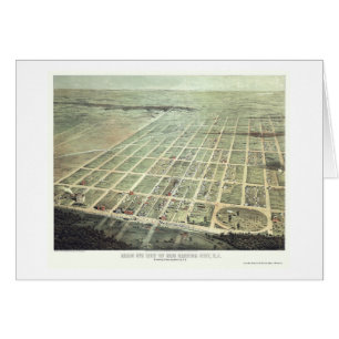 Ville de port d'oeufs, carte panoramique de NJ -