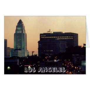 Ville hôtel de Los Angeles à la carte de
