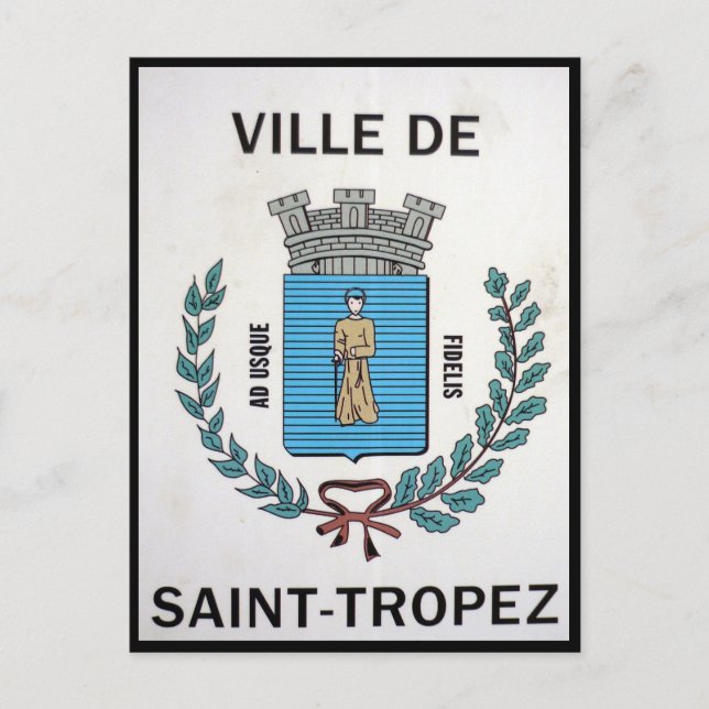 ville Saint Tropez Postkarte (Vorderseite)