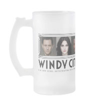 Ville venteuse après la saison noire 5 Beer Mug