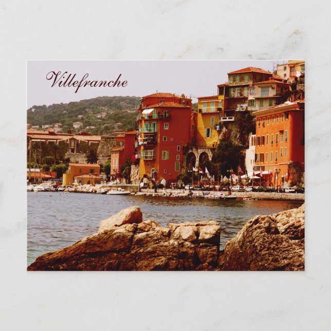 Villefranche, Frankreich Postkarte (Vorderseite)