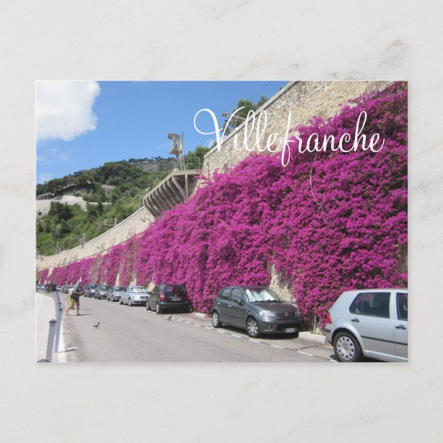 Villefranche Postkarte (Vorderseite)