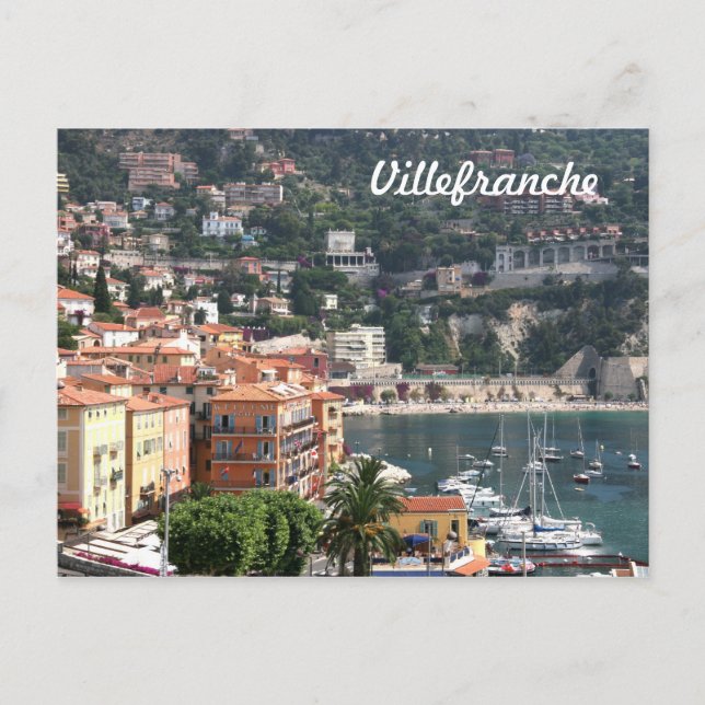 Villefranche, Provence Postkarte (Vorderseite)