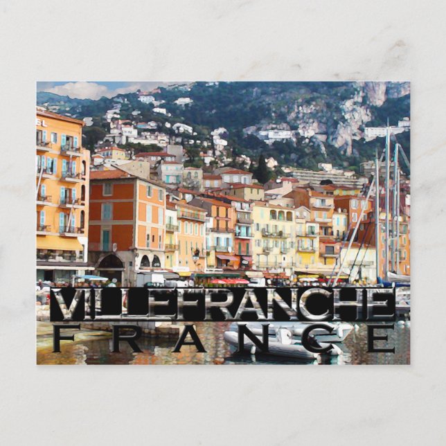 Villefranche-Sur-Mer Postkarte (Vorderseite)