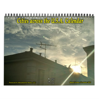 Villes à travers le calendrier USA
