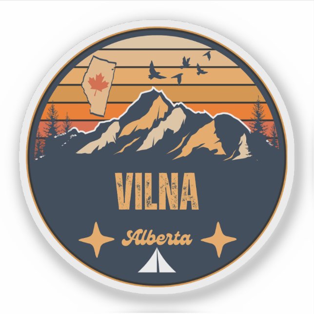 Vilna, Alberta Aufkleber (Vorderseite)