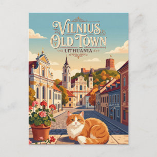 Vilnius Altstadt Litauen Postkarte