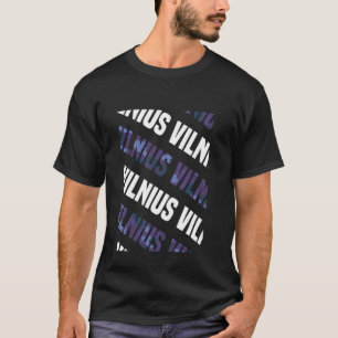 Vilnius Camouflage Pattern Lila Camouflage T-Shirt