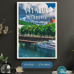 Vilnius - Die Perle Litauens Poster<br><div class="desc">Vilnius, früher Wilno und später Vilna, gegründet vom Großherzog Gediminas, ist die Hauptstadt Litauens. Mit über 574.000 Einwohnern ist es die bevölkerungsreichste Stadt des Landes.</div>