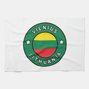 Vilnius Litauen Geschirrtuch