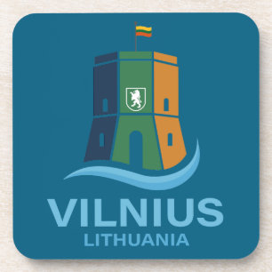 Vilnius Litauen Getränkeuntersetzer