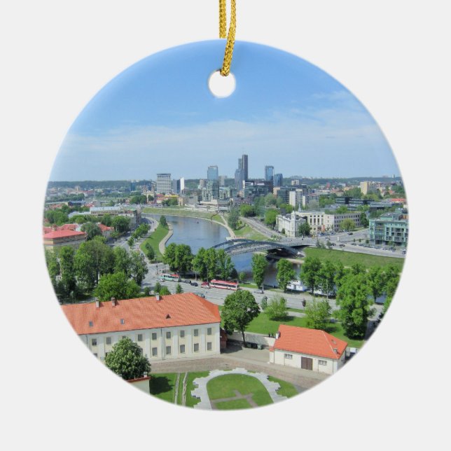 Vilnius, Litauen Keramik Ornament (Vorne)