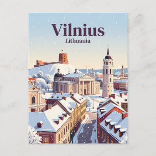 Vilnius Litauen Postkarte