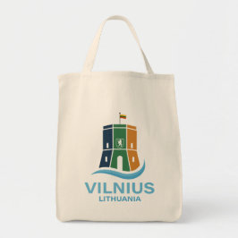Vilnius Litauen Tragetasche