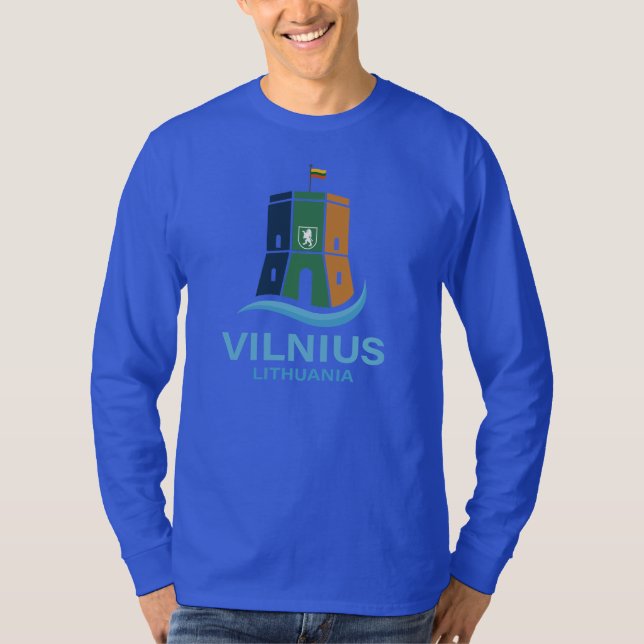 Vilnius Lithuania T-Shirt (Vorderseite)