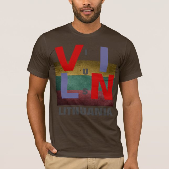 VILNIUS LITHUANIA T-Shirt (Vorderseite)