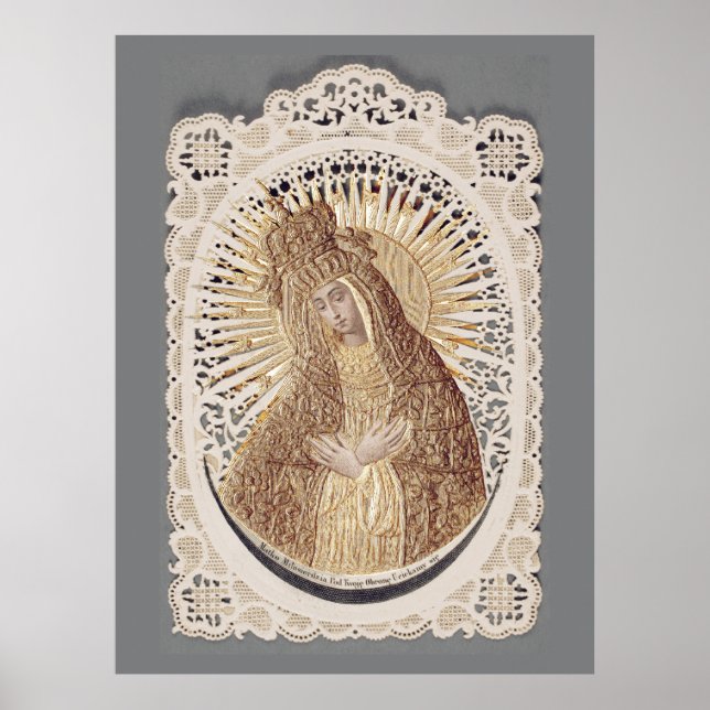 Vilnius Madonna im Gebet ... schöne Kunst Poster (Vorne)