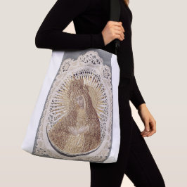 Vilnius Madonna im Gebet ... schöne Kunst Tragetaschen Mit Langen Trägern