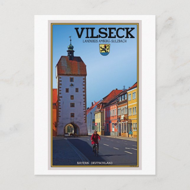 Vilseck - Tower Postkarte (Vorderseite)