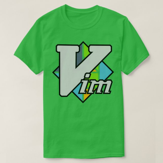 Vim und Elm T-Shirt (Design vorne)