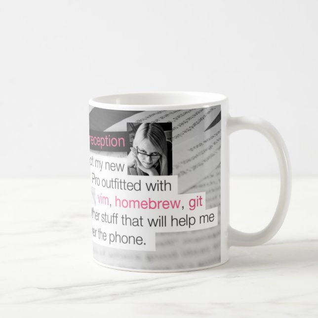 Vim, Zuhause Brew und git Kaffeetasse (Rechts)