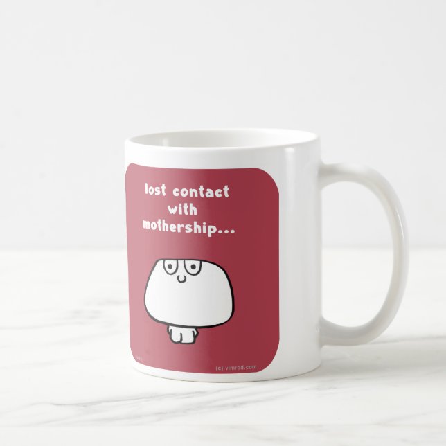 Vimrod verlorener Kontakt VM8615 mit Mutterschiff Kaffeetasse (Rechts)