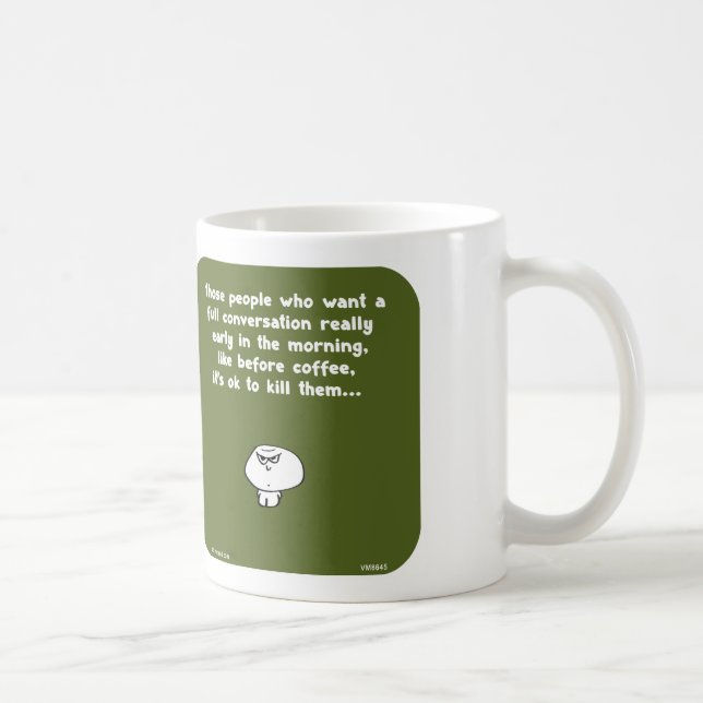 Vimrod VM8645 Gesprächskaffee frühen Morgens Kaffeetasse (Rechts)