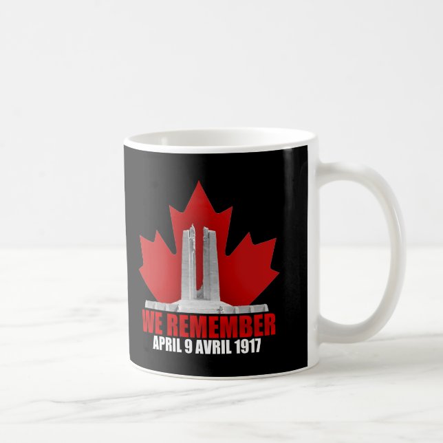 Vimy an Ridge, das wir uns erinnern Kaffeetasse (Rechts)