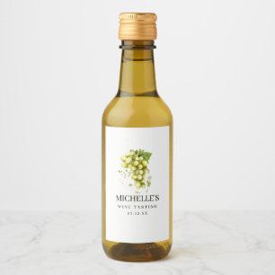 Vin blanc Étiquette de dégustation
