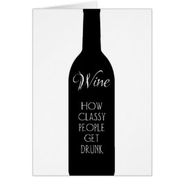 Vin, comment les gens de classe se saoulent un acc