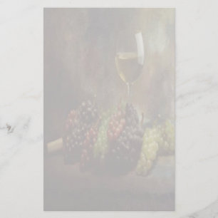 Vin et papeterie de raisins