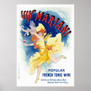 Vin Mariani Frankreich Ristorante della Carrà Poster