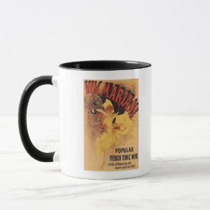 Vin Mariani Tänzerin-strömender Wein Tasse