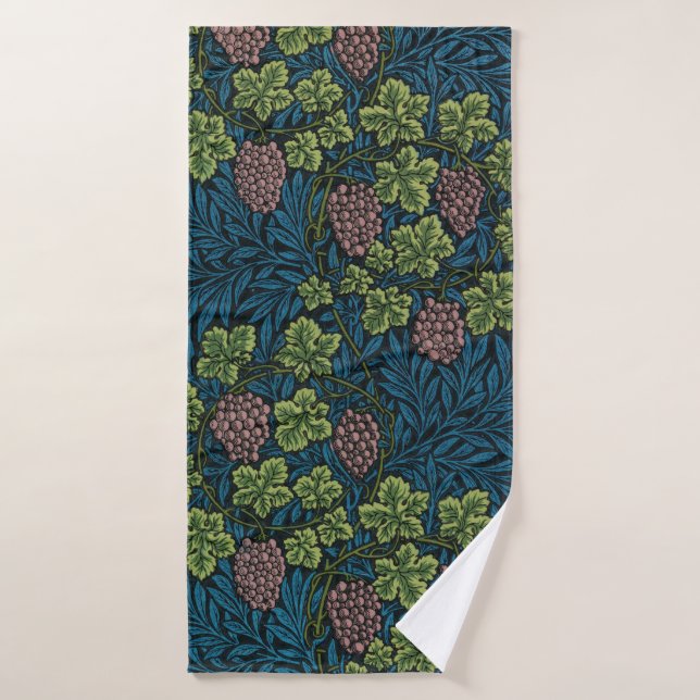 Vin Motif, William Morris (Serviette de bain)