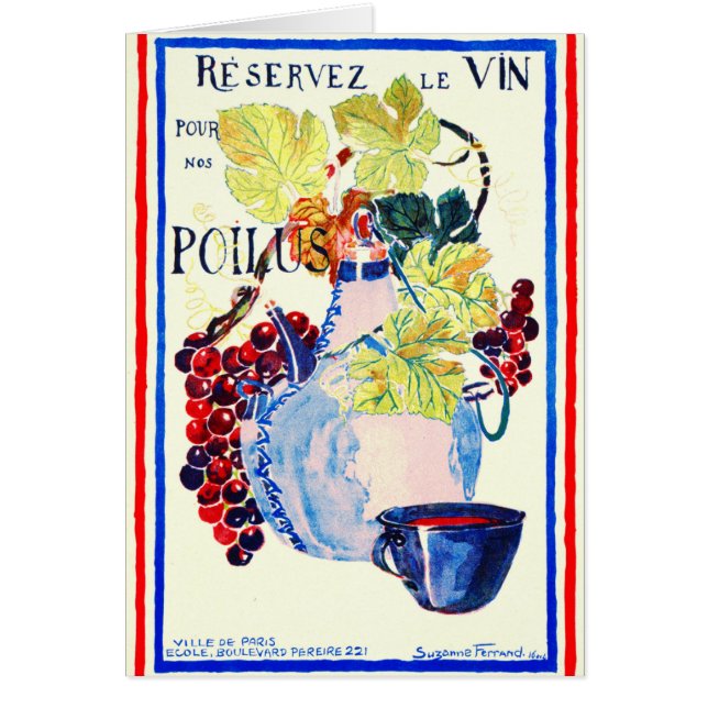 Vin pour les soldats 1916 (Devant)