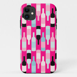 vin rose couverture coque iphone