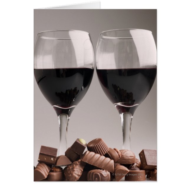 vin rouge aux chocolats (Devant)