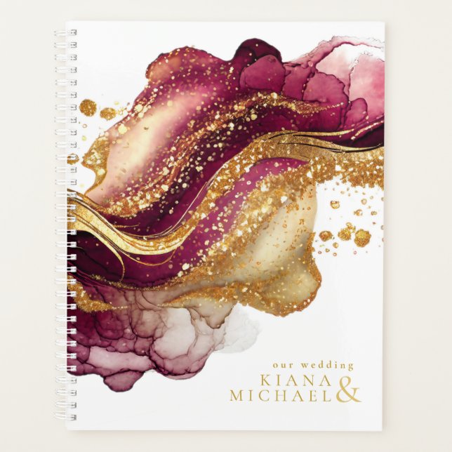 Vin rouge Mariage Abstrait Sparkling ID1018 (Devant)