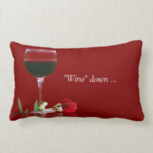 Vin Thème Reverseable Décor Coussin