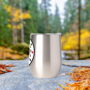 vin tumbler acier inoxydable 360 Vegas Chip Logo