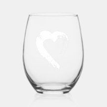Vin Verre Lune Coeur de Lune