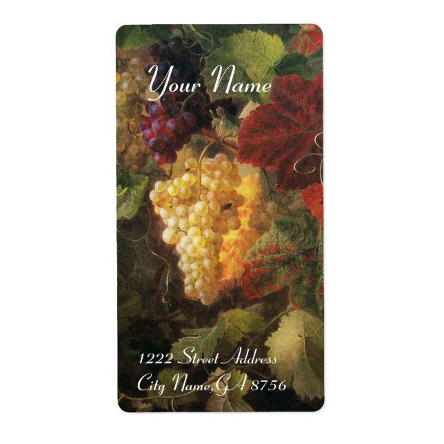 VIN VIGNOBLE VIN VIGNOBLE ÉTIQUETTES DE LA FÊTE DE (Devant)