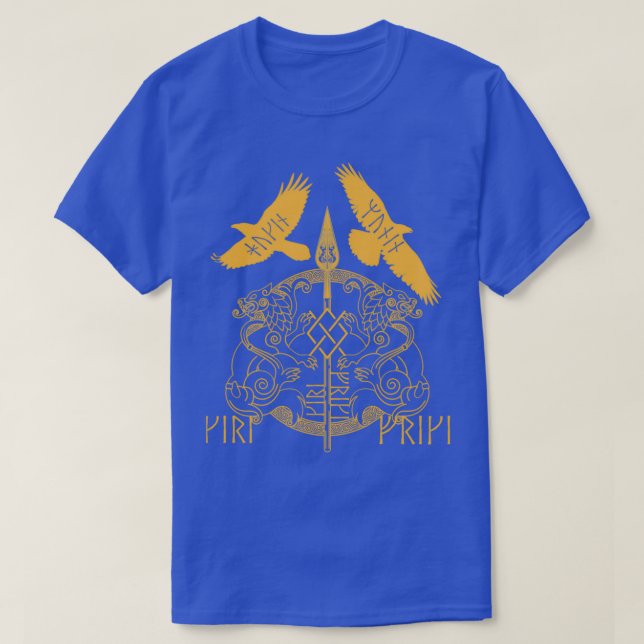 Vinage viking age art and merge 1 T-Shirt (Design vorne)