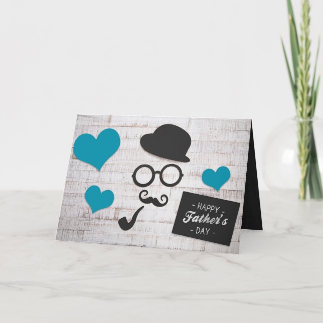 Vinatge Chalkboard! Vatertag Karte (Vorderseite)