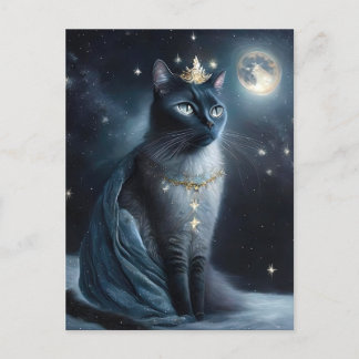 Vinatge Royal Cat Postkarte